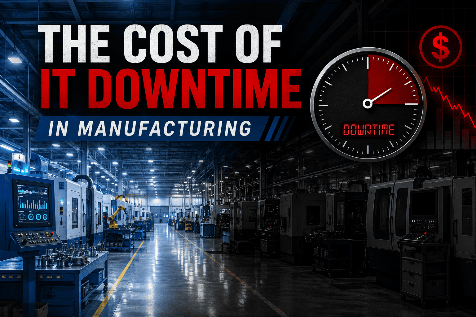 How Much IT Downtime Can a Manufacturing Company Actually Afford?